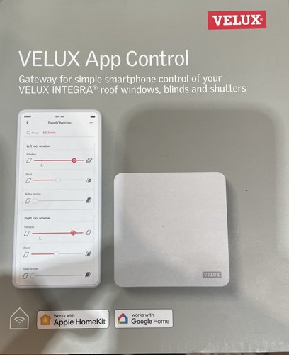 Velux app control integra roof - control,