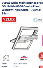 Velux GGU MK04 Triple Glazed